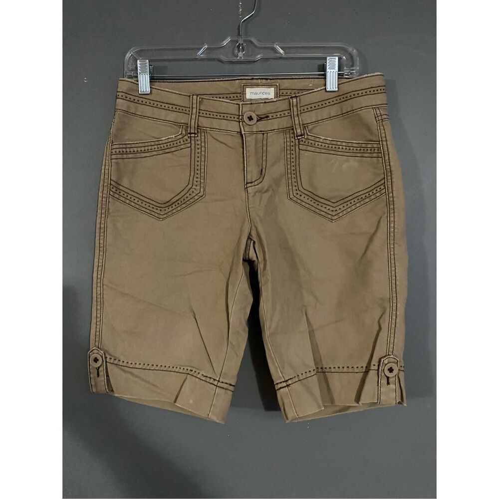 Maurices Brown Tan Bermuda Shorts Size 5/6